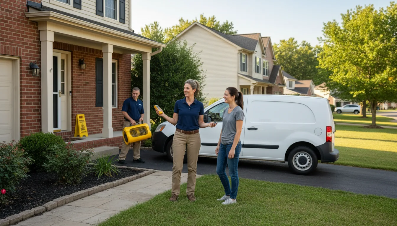 Water restoration image for Water Damage & Restoration Services in Saint Cloud, WI